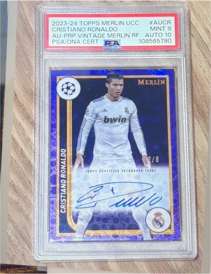 2023-24 Topps Merlin UCC #AUCR Cristiano Ronaldo — front