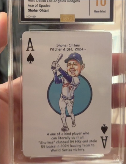 2024 Hero Decks Ace of Spades #Ace of Spades Shohei Ohtani — front