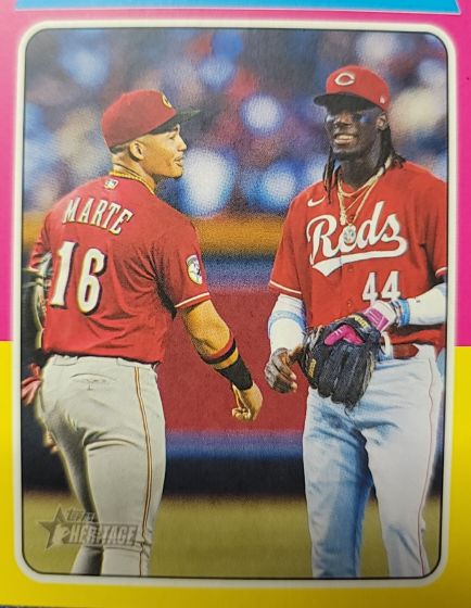 2024 Topps Heritage #CC-1 Elly De La Cruz / Noelvi Marte — front