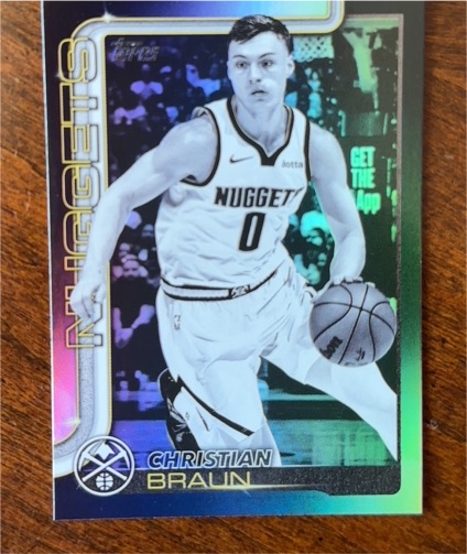 2025-26 Topps #102 Christian Braun — front