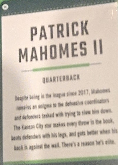 2024 Panini Donruss Optic #94 Patrick Mahomes II — back