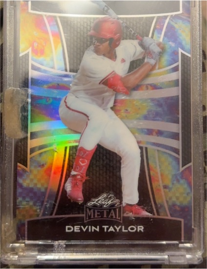 2025 Leaf Metal #58 Devin Taylor — front