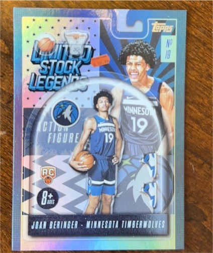 2025-26 Topps Limited Stock Legends #LST-17 Joan Beringer — front