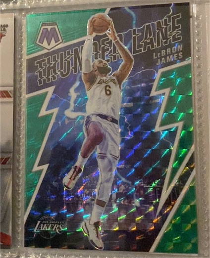 2021-22 Panini Mosaic #6 LeBron James — front