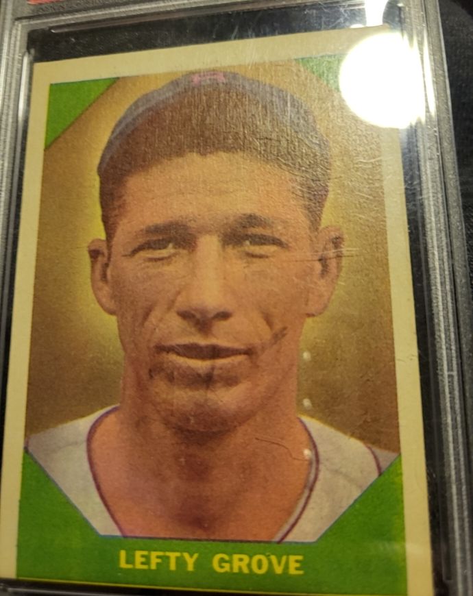 1960 Fleer #60 Lefty Grove — front