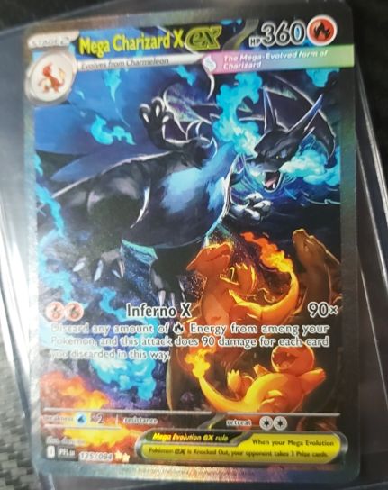 2025 Pokémon SAR Mega Charizard X ex #110/080 — front