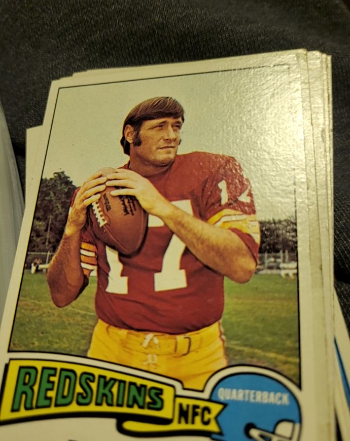 1975 Topps #480 Bill Kilmer Washington Redskins — front