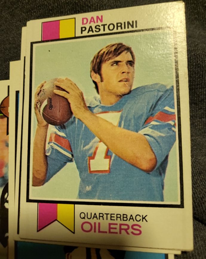 1973 Topps #225 Dan Pastorini Houston Oilers — front