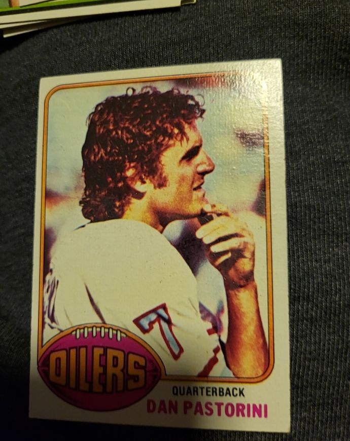 1976 Topps Football #175 Dan Pastorini — front
