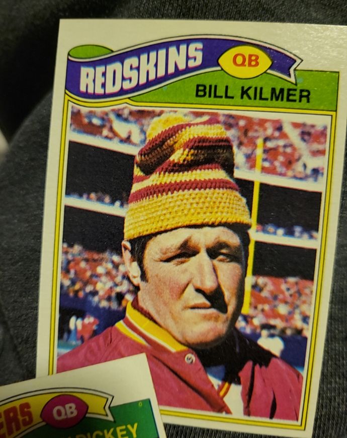 1977 Topps #495 Bill Kilmer Washington Redskins — front