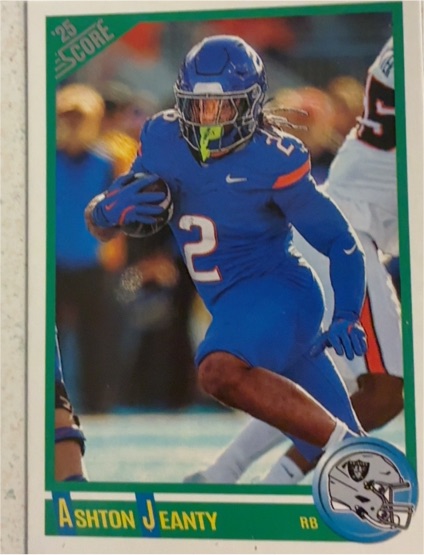 2025 Panini Score #1 Ashton Jeanty — front