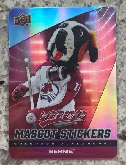 2025-26 Upper Deck MVP Mascot Stickers #MS-7 Bernie — front