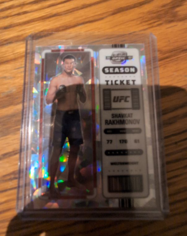 2023 Panini Chronicles Contenders Optic Season Ticket Shavkat Rakhmonov — front
