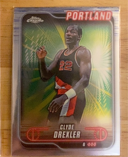 2024-25 Topps Chrome #30 Clyde Drexler — front