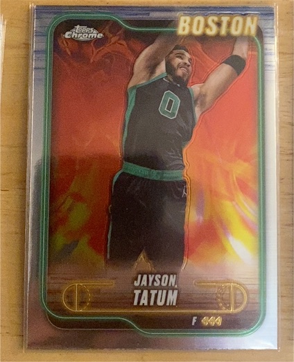 2024-25 Topps Chrome #51 Jayson Tatum — front