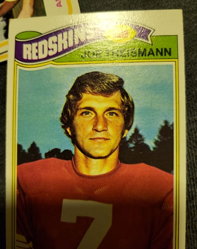 1977 Topps #74 Joe Theismann — front