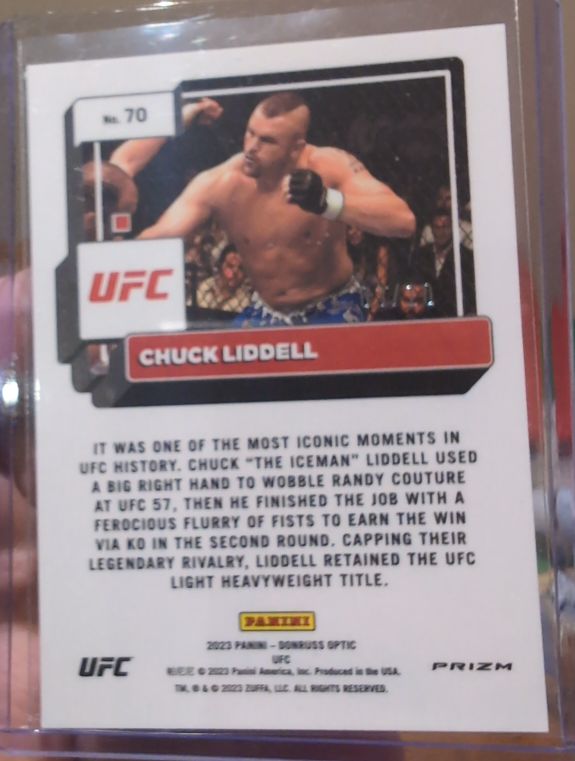 2023 Panini Donruss Optic UFC #70 Chuck Liddell — front