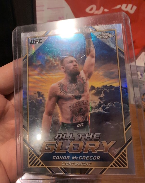 2024 Topps Chrome UFC All The Glory Conor McGregor — front