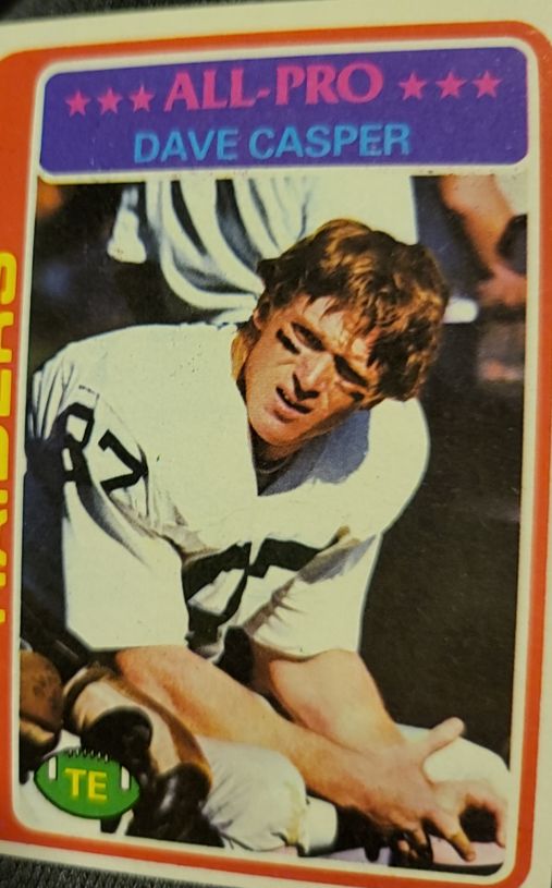 1981 Topps #484 Dave Casper — front