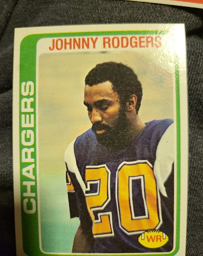 1978 Topps #63 Johnny Rodgers — front