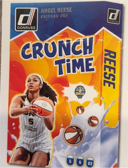 2025 Donruss WNBA #7 Angel Reese Crunch Time — front