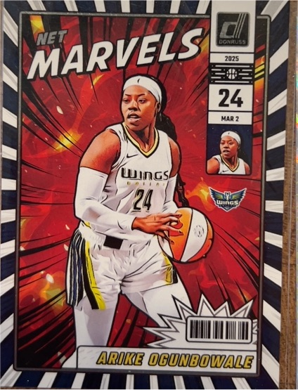 2025 Donruss WNBA #24 Arike Ogunbowale Net Marvels — front
