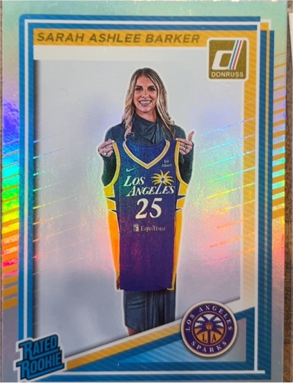 2025 Donruss WNBA #100 Sarah Ashlee Barker — front