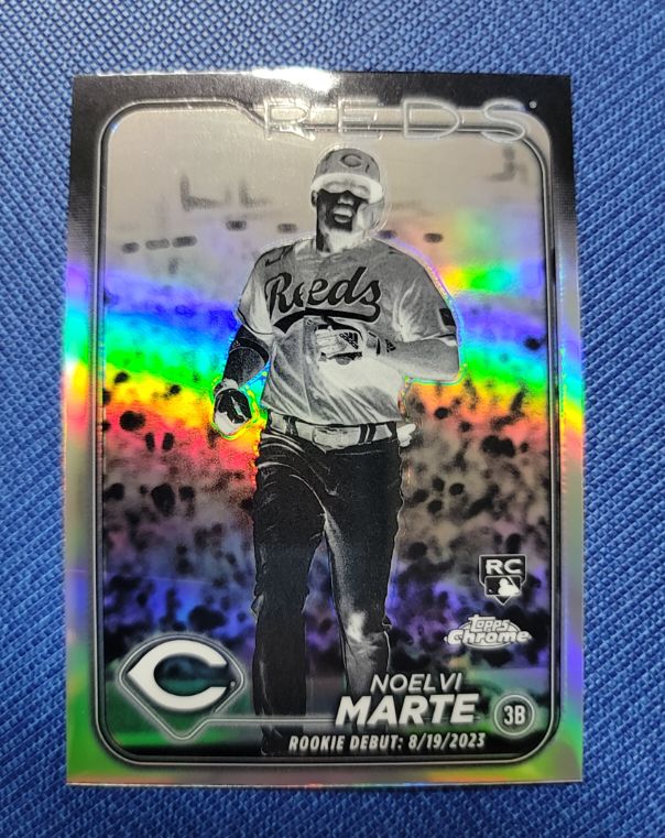 2024 Topps Chrome Update #USC91 Noelvi Marte — front
