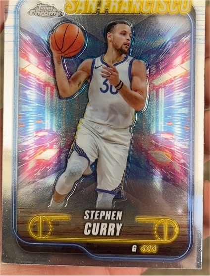 2024-25 Topps Chrome #187 Stephen Curry — front
