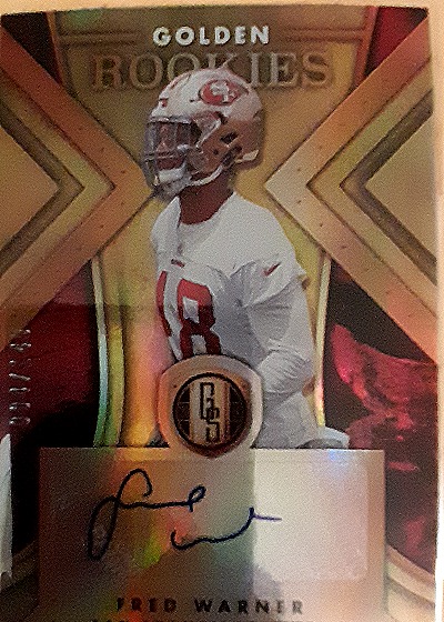 2018 Panini Gold Standard Golden Rookies #GS-JW Jared Warner — front