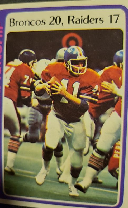1990 Pro Set #20 Broncos 20, Raiders 17 — front