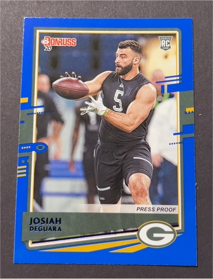 2020 Donruss #292 Josiah Deguara — front