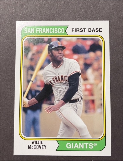 1974 Topps #350 Willie McCovey — front
