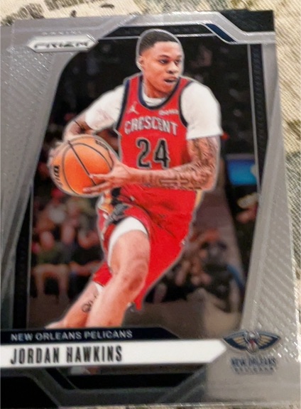 2024-25 Panini Prizm #48 Jordan Hawkins — front