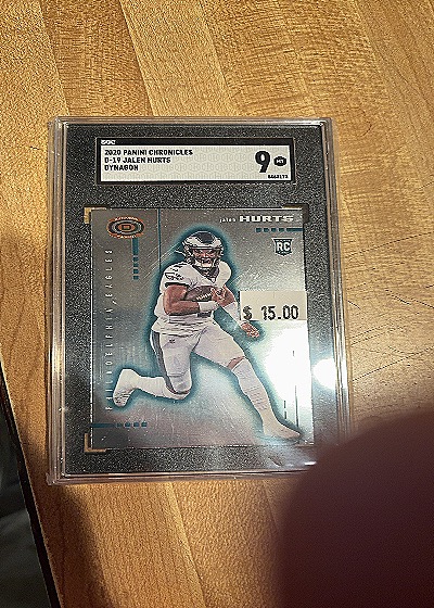 2020 Panini Chronicles Dynagon Rookies #D-19 Jalen Hurts — front