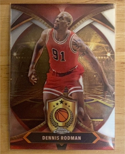 2024-25 Topps Chrome Ball of Duty #BOD-18 Dennis Rodman — front