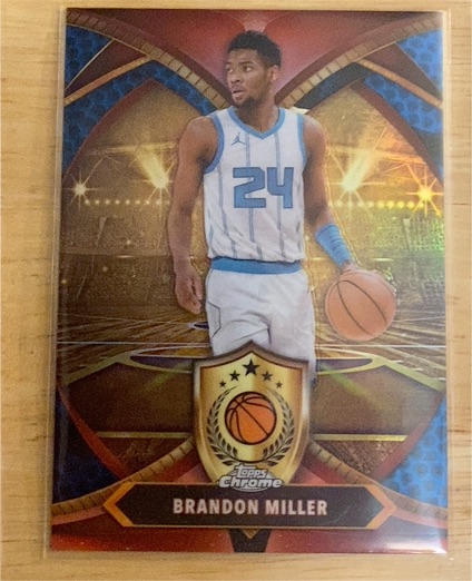 2024-25 Topps Chrome Ball of Duty #BOD-24 Brandon Miller — front