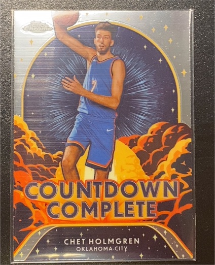 2024-25 Topps Chrome #CC-4 Chet Holmgren Countdown Complete — front