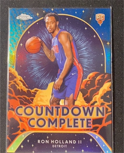 2024-25 Topps Chrome #CC-14 Ron Holland II Countdown Complete — front