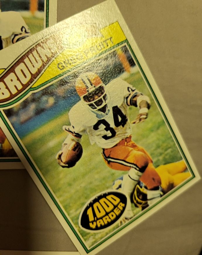 1977 Topps #25 Greg Pruitt Cleveland Browns — front