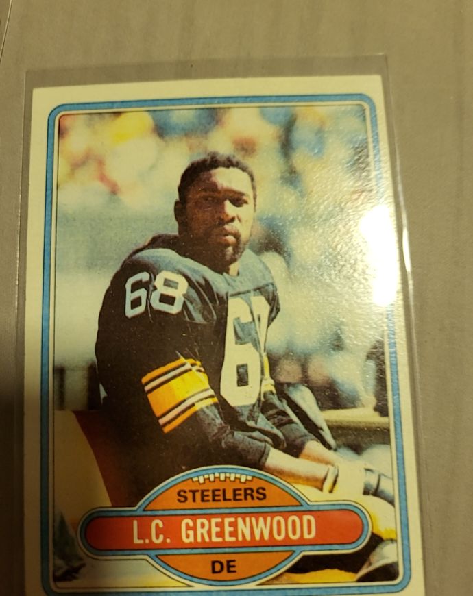 1980 Topps #375 L.C. Greenwood — front