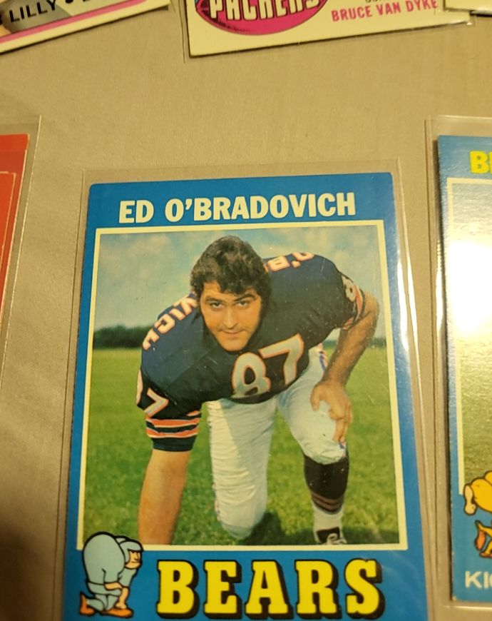 1971 Topps #78 Ed O'Bradovich Chicago Bears — front
