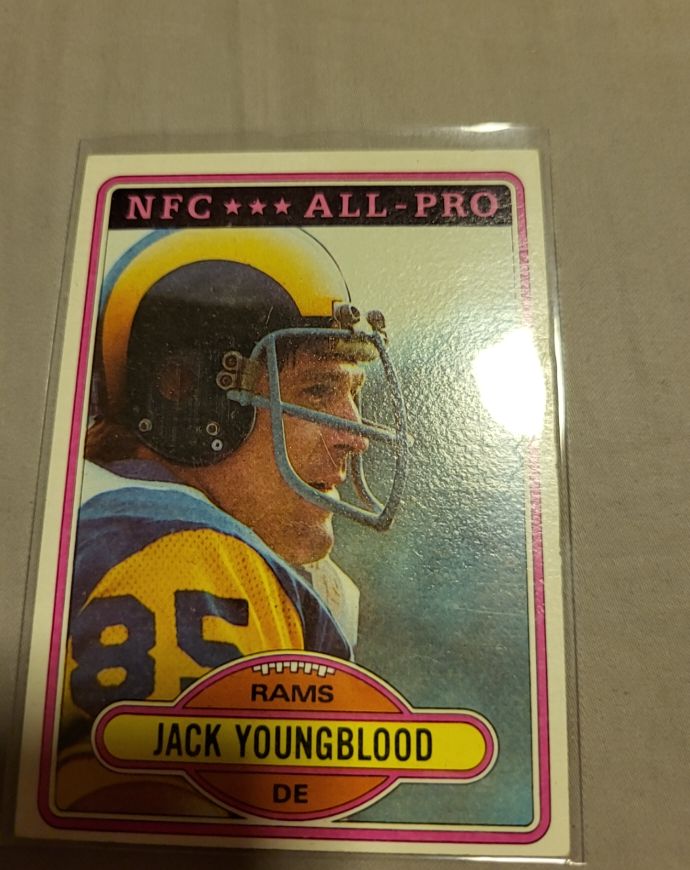 1980 Topps #370 Jack Youngblood — front