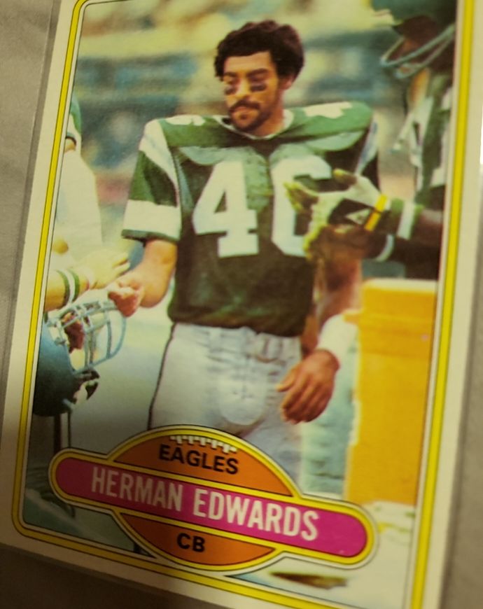 1980 Topps #377 Herman Edwards — front