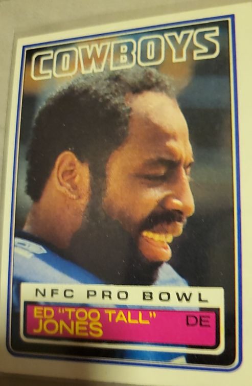 1983 Topps #49 Ed "Too Tall" Jones — front