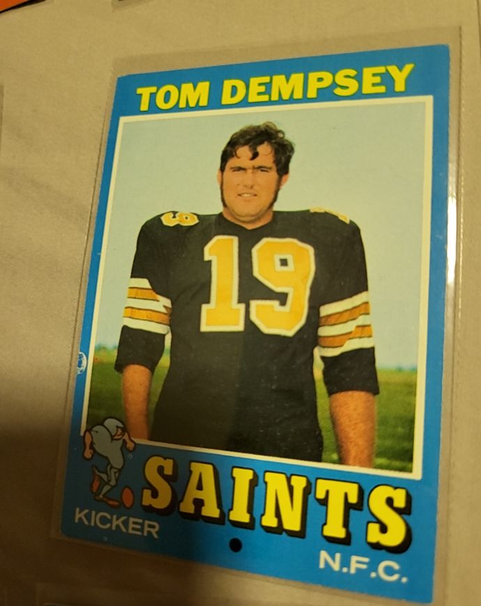 1971 Topps #5 Tom Dempsey — front