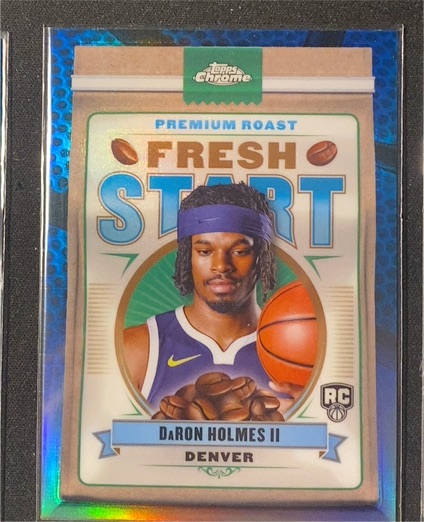 2024-25 Topps Chrome #FS-12 DaRon Holmes II Fresh Start RC Denver Nuggets — front