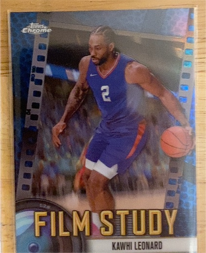 2024-25 Topps Chrome Film Study #FS-15 Kawhi Leonard — front