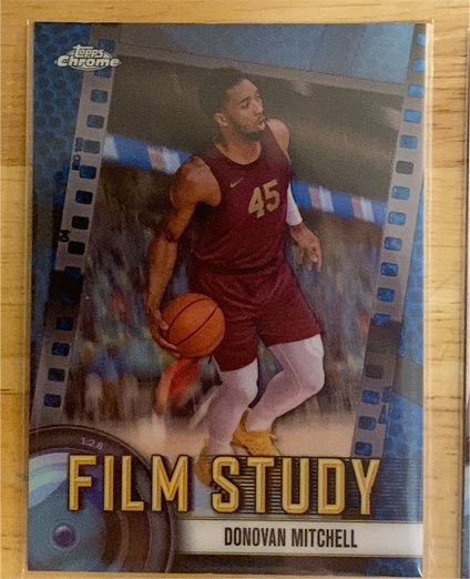 2024-25 Topps Chrome #FS-1 Donovan Mitchell Film Study — front
