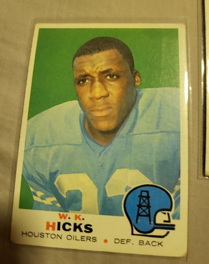 1969 Topps #152 W.K. Hicks — front